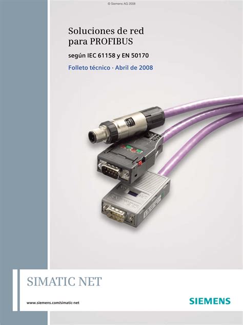 siemens profibus connector diagram